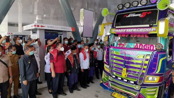 Gubsu Resmikan Terminal Type B Kabanjahe, Sebagai Pilot Projeck Terminal Modern Pertama di Sumut 