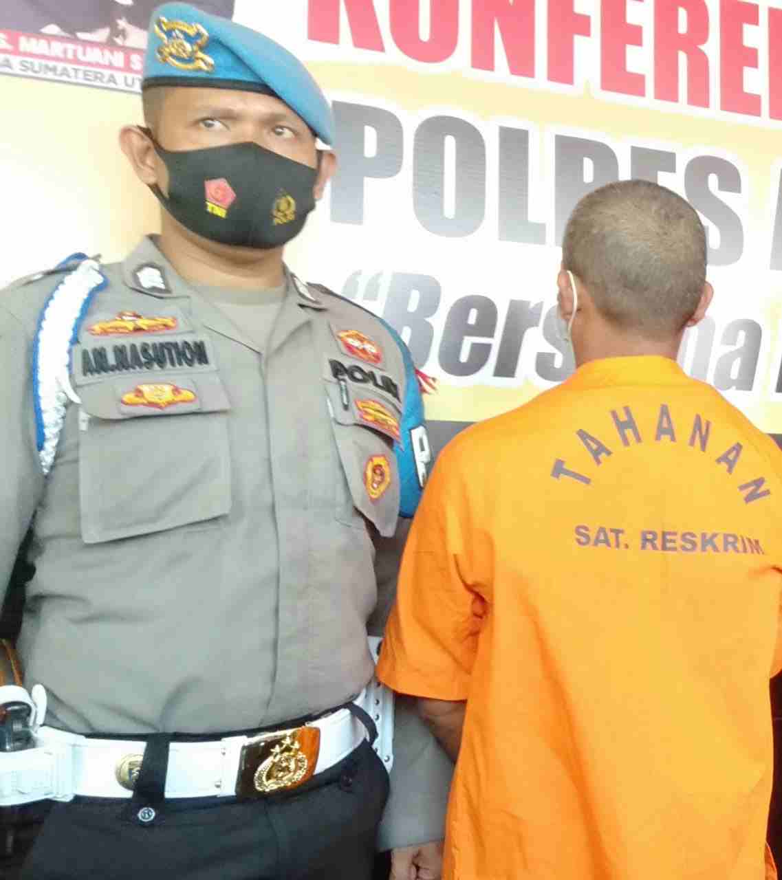 Polres Asahan Ringkus Pelaku Cabul Anak Kandung 