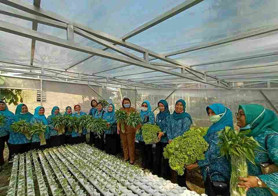 Ibu Walikota Pematangsiantar Borong Sayuran di Kelurahan Pondok Sayur