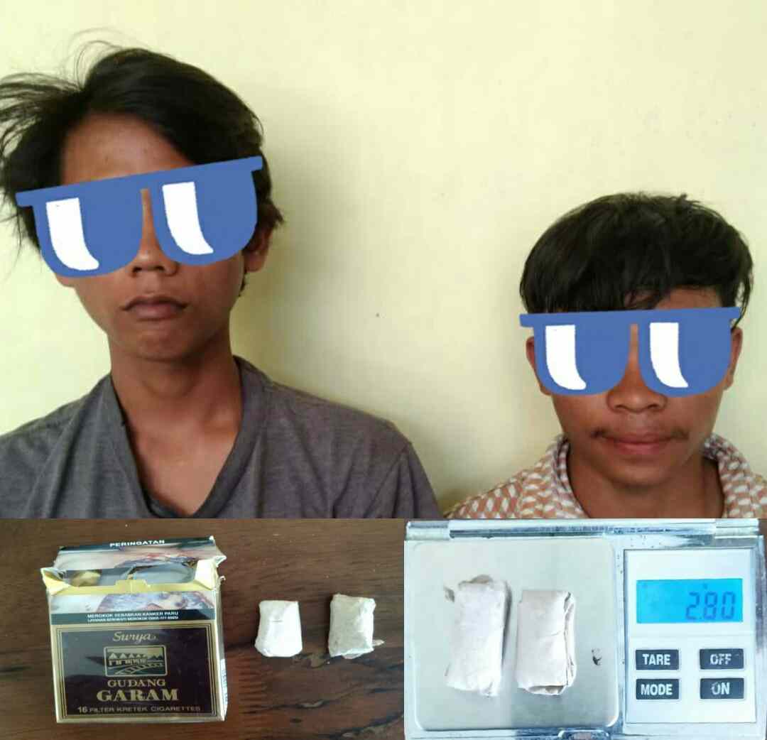 Diduga Terlibat Narkoba, Dua Remaja Ditangkap Polres Simalungun