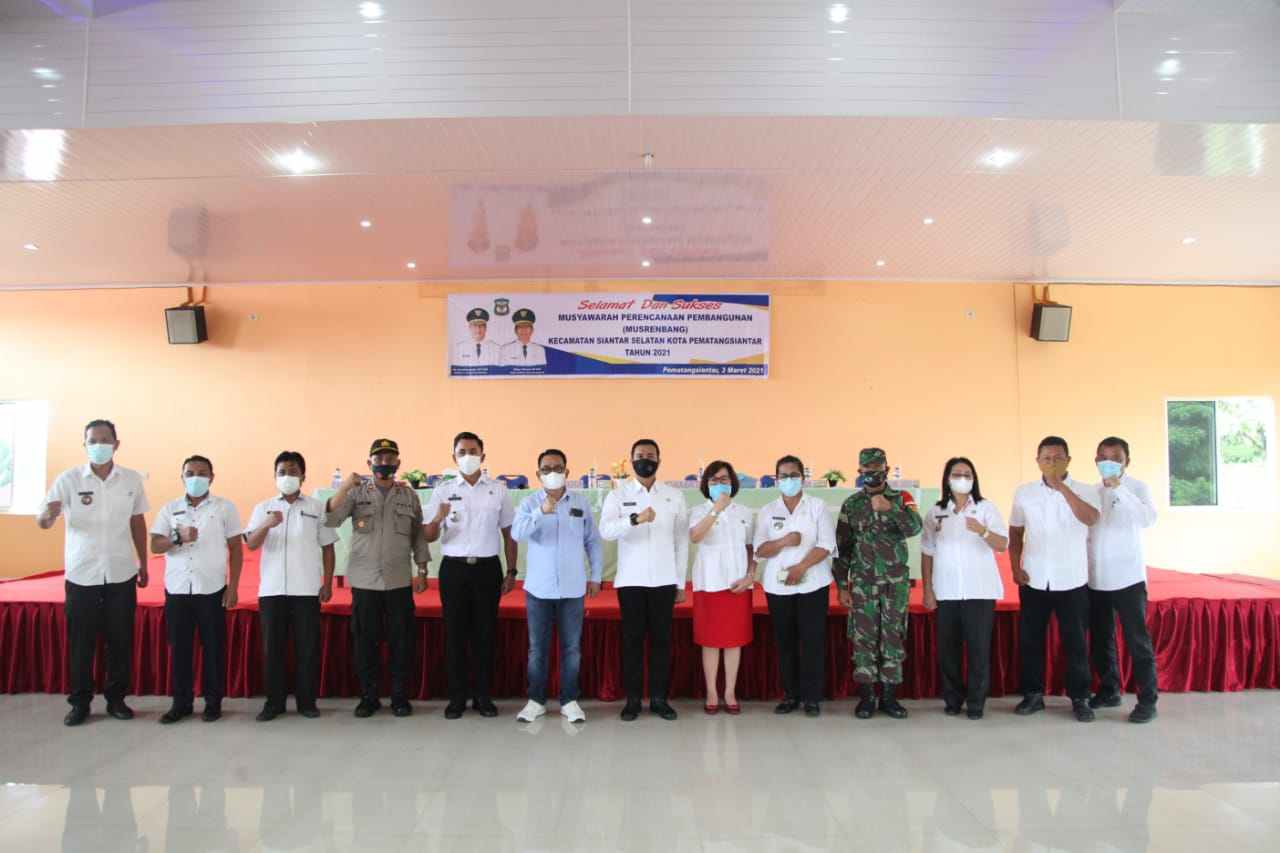 Pembukaan Musrenbang Siantar Selatan, Camat Sampaikan Pencapaian Tahun 2020