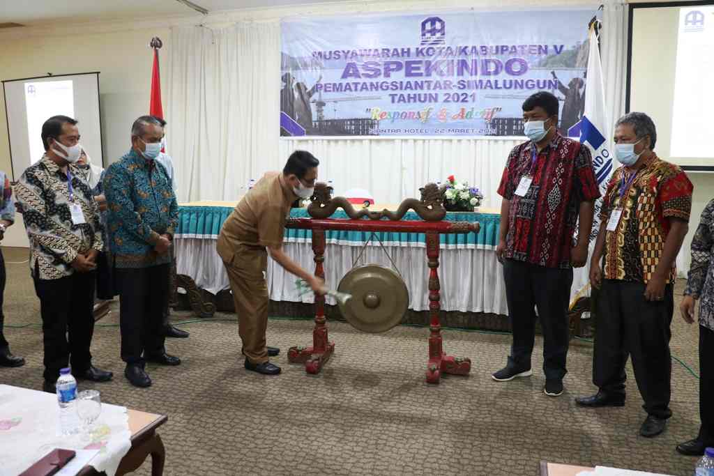 Muskotkab Aspekindo Diharapkan Hasilkan Pengurus yang Bisa Bersinergi dengan Pemko Siantar