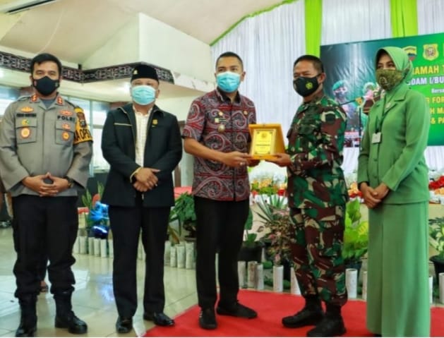 Wakil Bupati Dairi Jamu Pangdam I/BB Beserta Rombongan