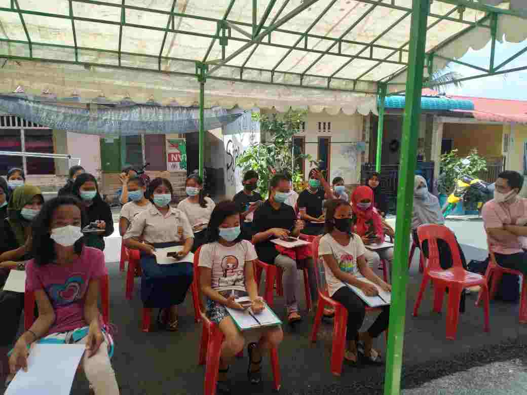Taman Baca Ribka Kavling Baru Adakan Pelatihan Menulis Bagi Siswa SMP & SMA