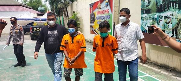 Dua Pelaku Pembobol Toko Suku Cadang di Kota Medan Diringkus Polsek Medan Timur