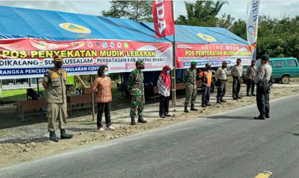 4 Pos Penyekatan dan Pengamanan Arus Mudik Dairi Didirikan