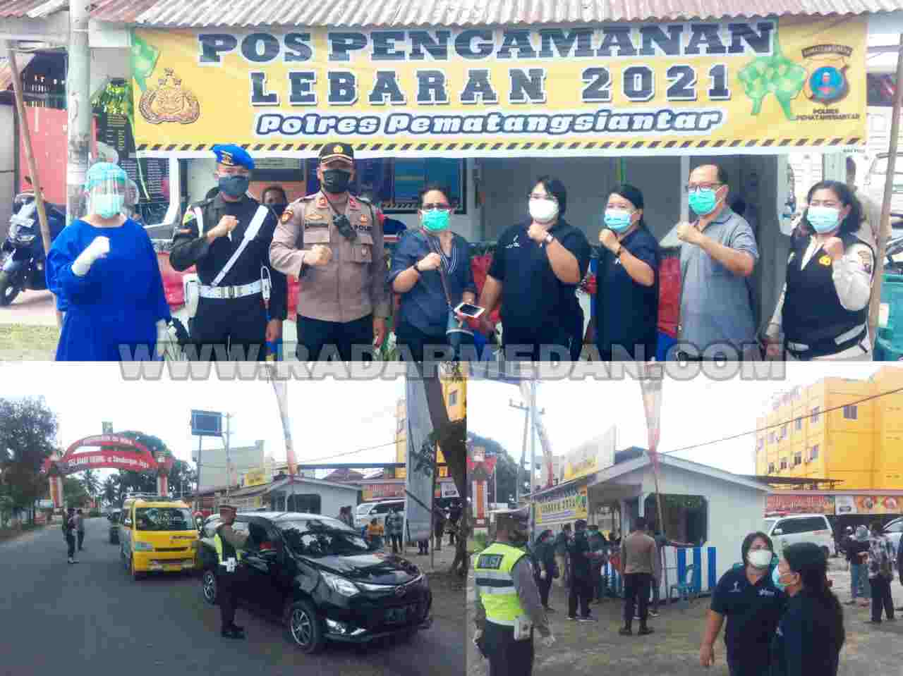 Pemudik Asal Medan Positif Covid-19 Hasil Pemeriksaan Swab Antigen di PosPam II Siantar
