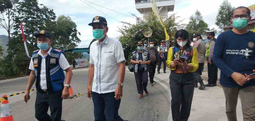 Wakil Bupati Samosir Monitoring Akses Masuk Tele