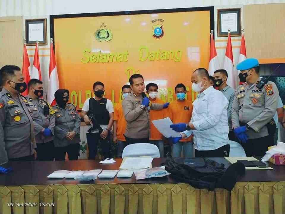 Polres Labuhanbatu Ungkap Peredaran Narkoba Jaringan Lapas Kota Pinang