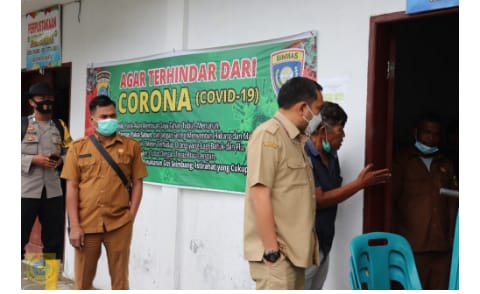 Tindak Lanjuti Instruksi Gubsu, Bupati Pakpak Bharat Tinjau PPKM Mikro di Desa-Desa