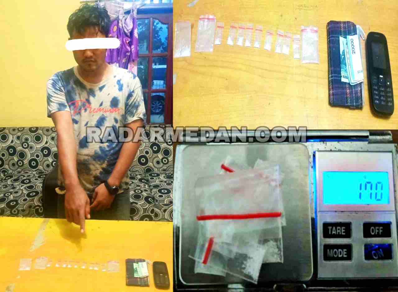 Tertangkap Tangan Miliki Shabu, Dedek Diringkus Polres Simalungun di Simpang Capucino