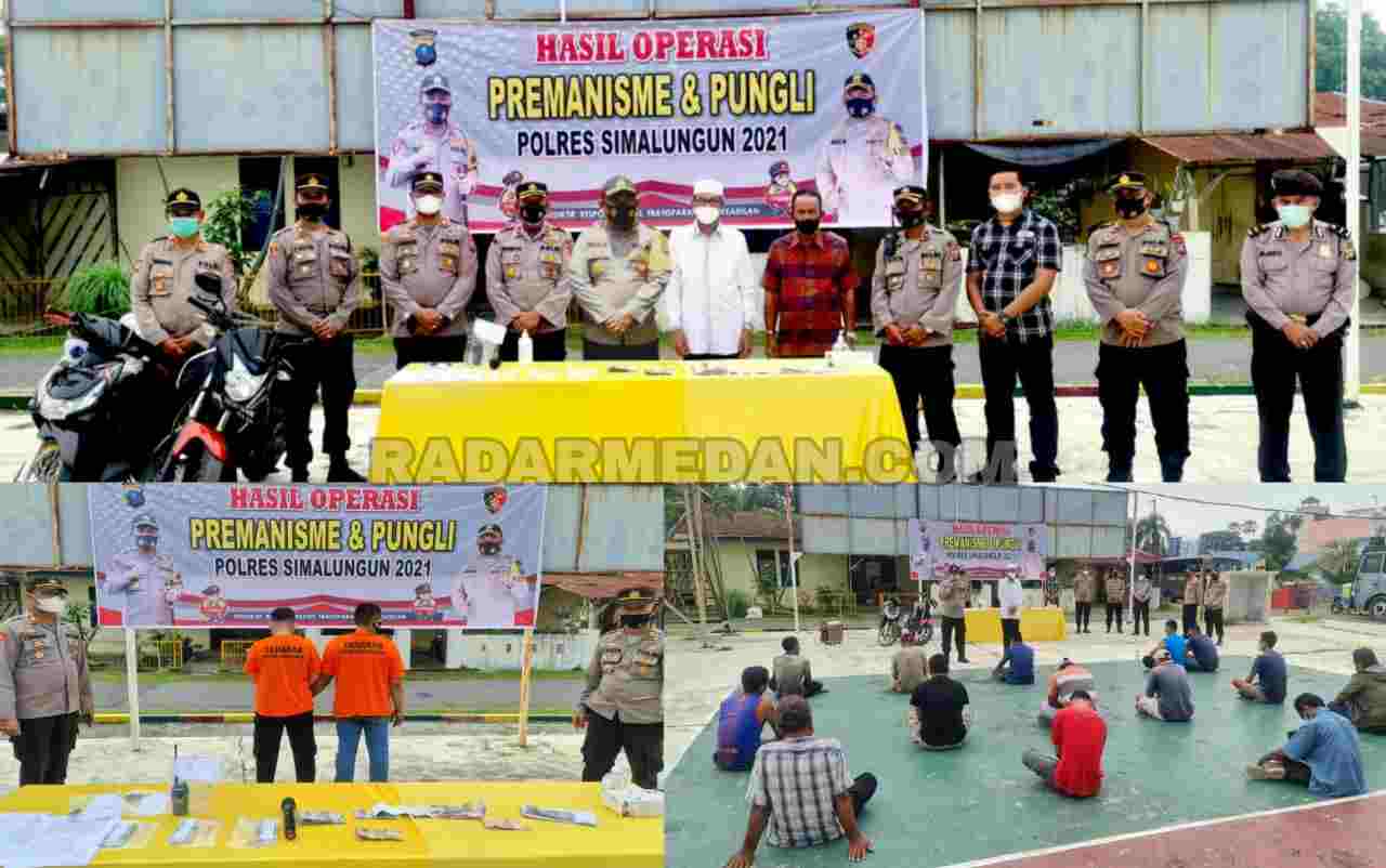 15 Pelaku Diamankan Polres Simalungun dalam Operasi Anti Premanisme dan Pungli