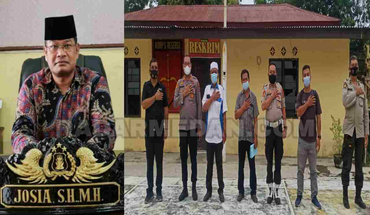 Unjuk Rasa Wartawan di Polsek Perdagangan, AKP Josia Simarmata Minta Adakan Forum Diskusi