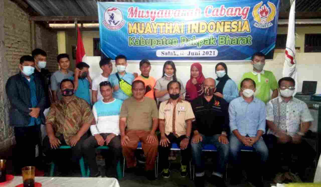 Muscab Muaythai Indonesia Kabupaten Pakpak Bharat tahun 2021 Terselenggara di Salak