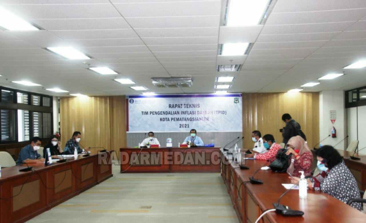 Cegah Inflasi, TPID Kota Pematangsiantar Rakor Ketersediaan Pasokan dan Harga Barang