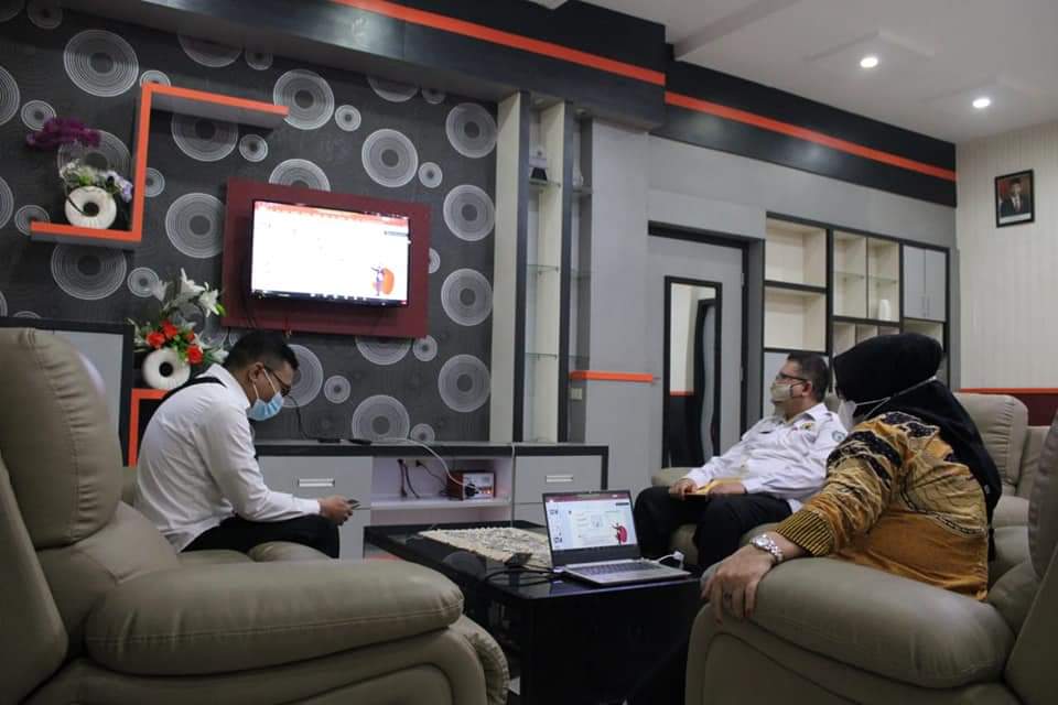 Bupati dan Wakil Bupati Labuhanbatu Ikuti Pembekalan Secara Daring