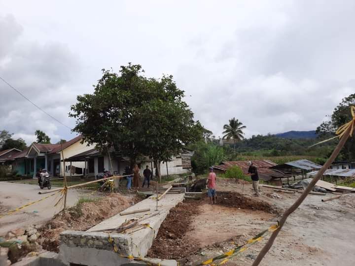6 Tahun Lalu Amblas, Akhirnya Irigasi Desa Berampu Diperbaiki