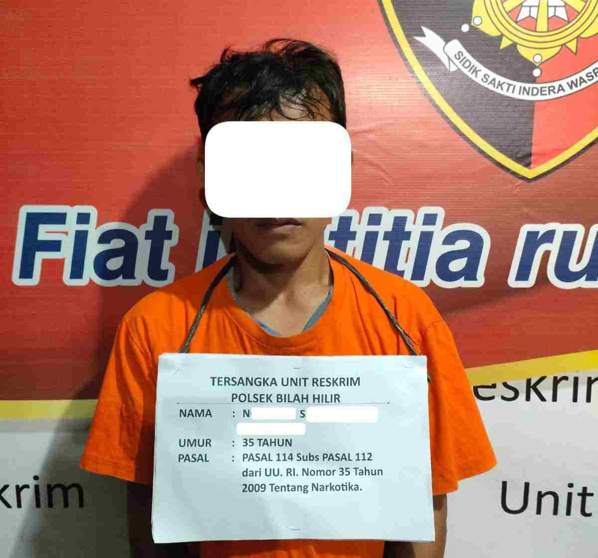 Edarkan Sabu, NS Ditangkap Tim Opsnal Polsek Bilah Hilir