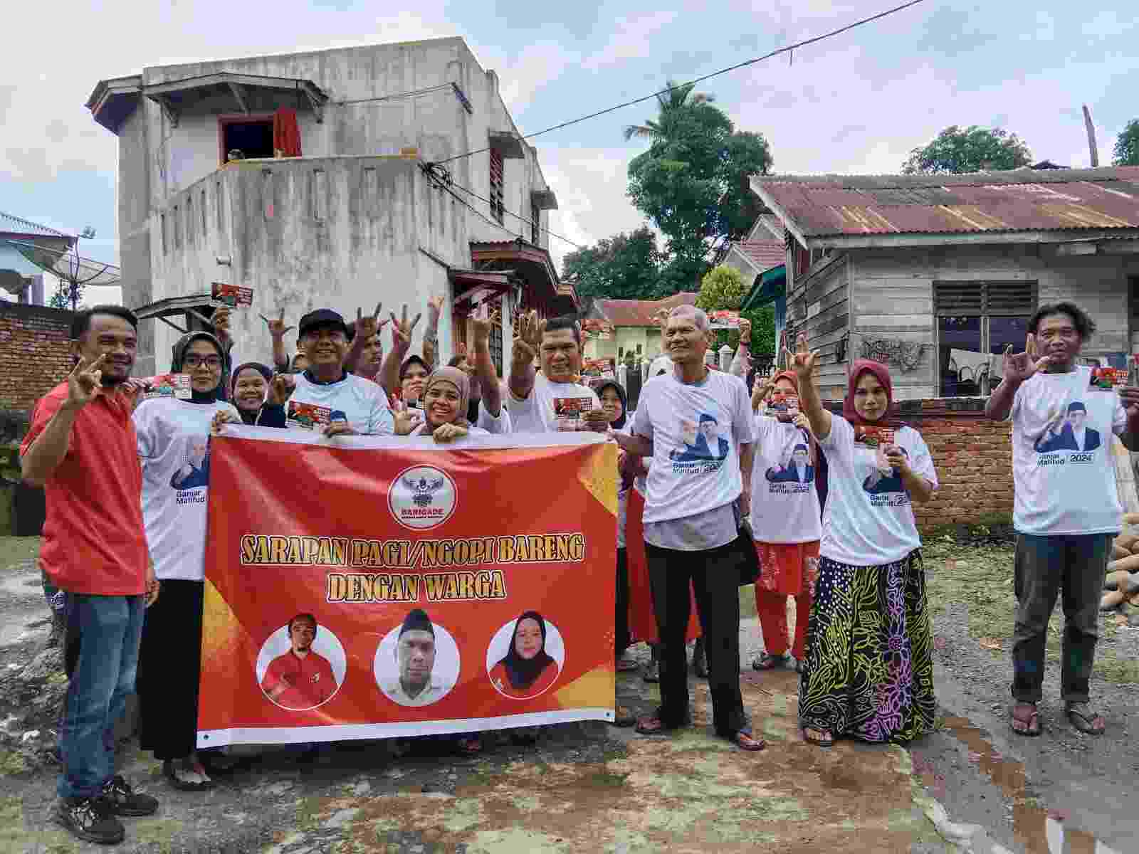 DPC Barigade Kota Padangsidimpuan Sosialisasikan Ganjar-Mahfud MD