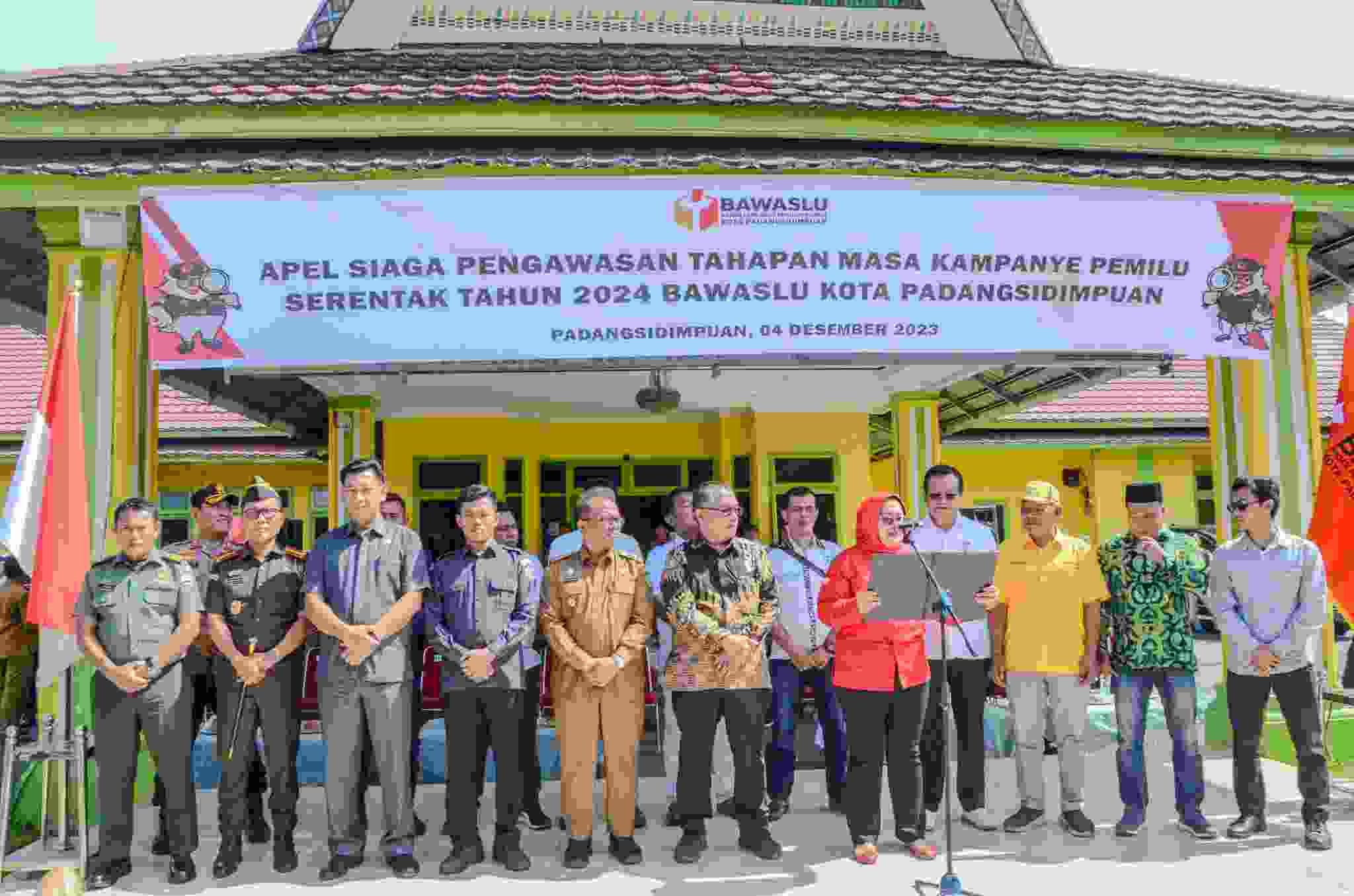 Bawaslu Apel Siaga Awasi Tahapan Kampanye Pemilu 2024 di Padangsidimpuan