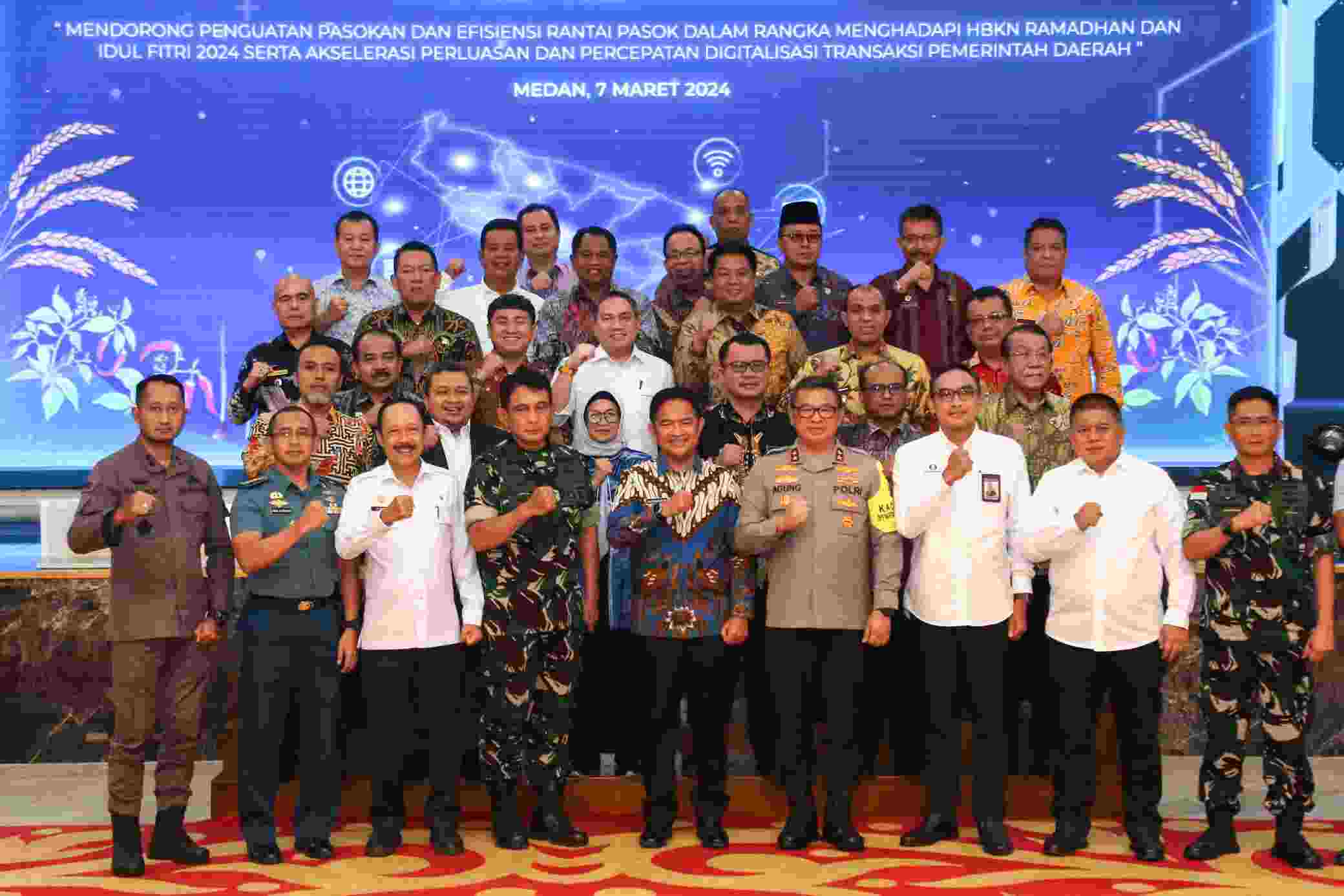 Wali Kota Pematangsiantar Hadiri High Level Meeting TPID Provinsi Sumatera Utara