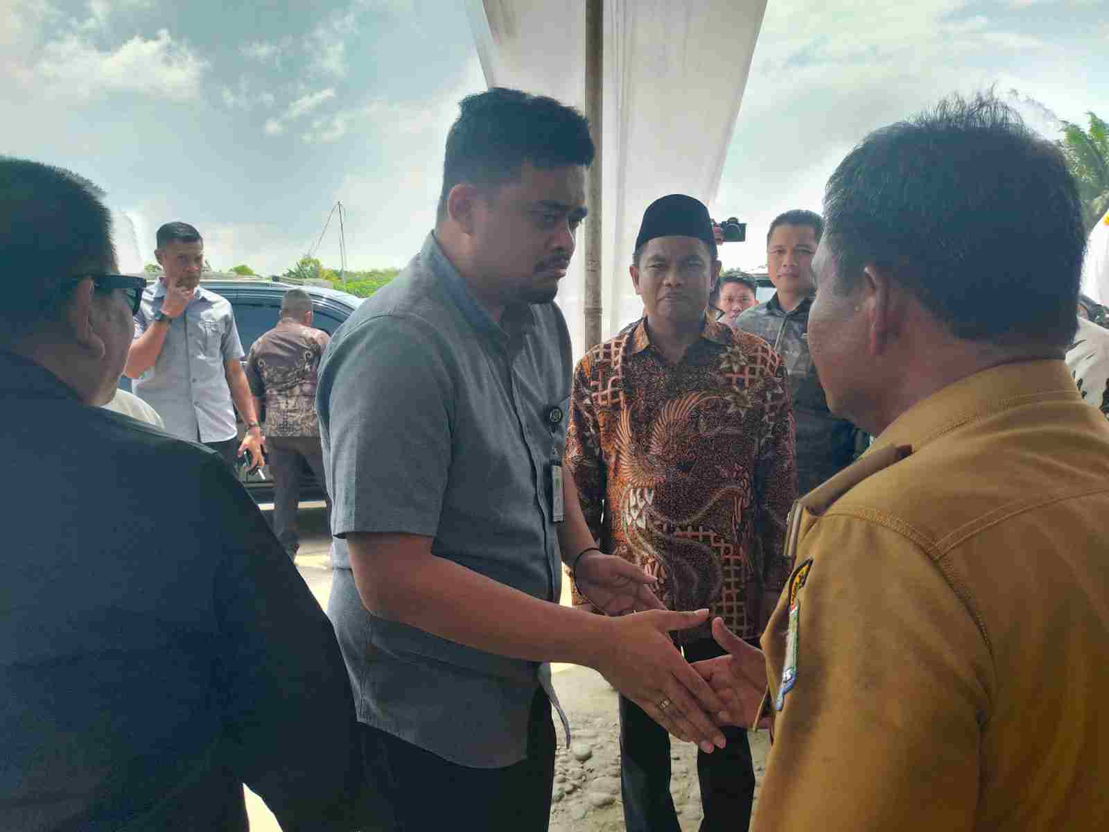 Dihadiri Sejumlah Pejabat, Wali Kota Medan, Polres Sergai Halal Bihalal di Rumah Dinas Bupati