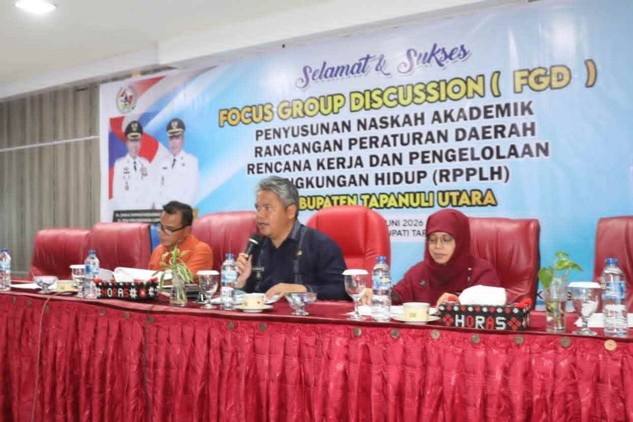Pemkab Taput Susun Ranperda RPPLH, Wujudkan Perlindungan Lingkungan untuk Generasi Mendatang
