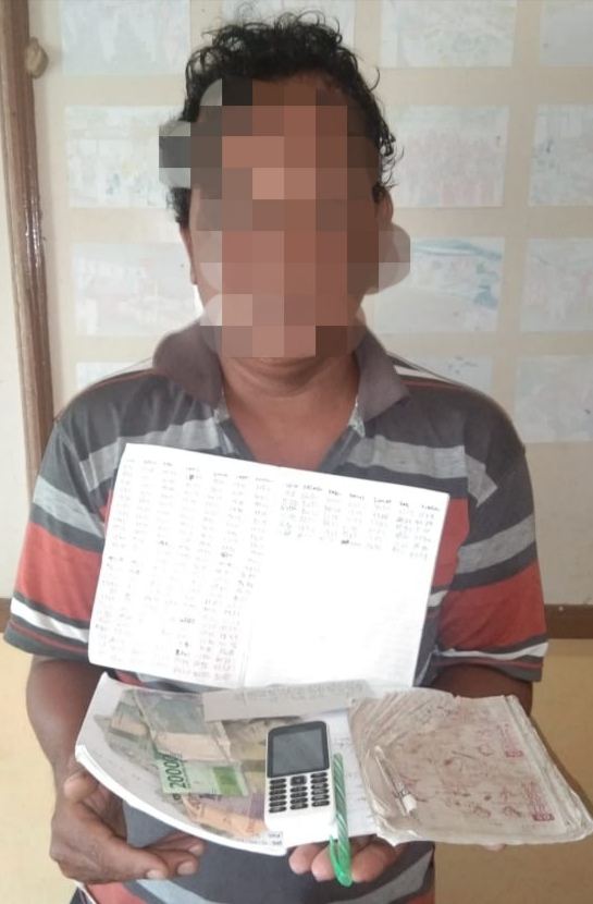 Laporan Masyarakat, Polsek Pinangsori Ringkus Penulis Judi KIM