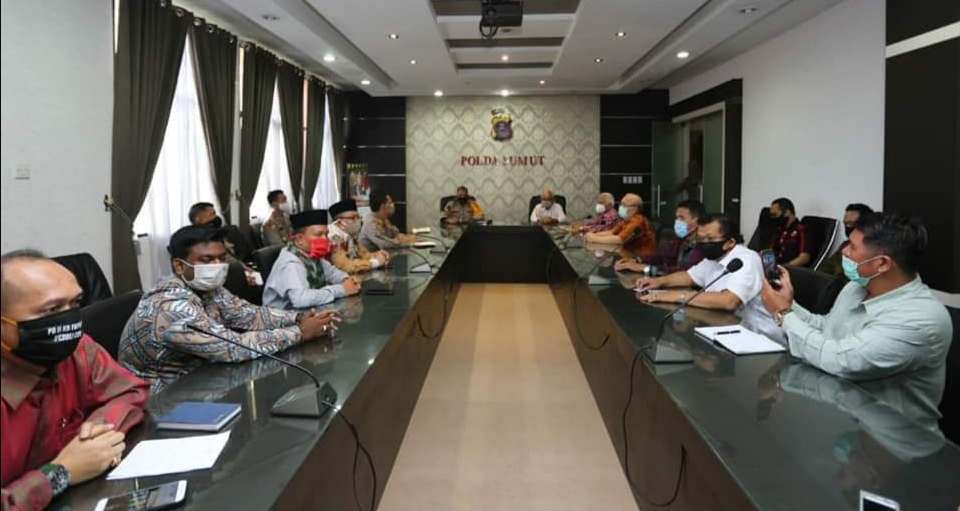 Kapolda Sumut Audiensi dengan Tokoh Lintas Agama