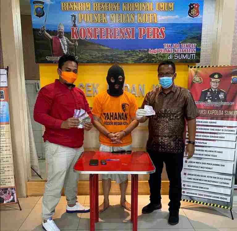 Polsek Medan Kota Tangkap Bandar Judi Togel