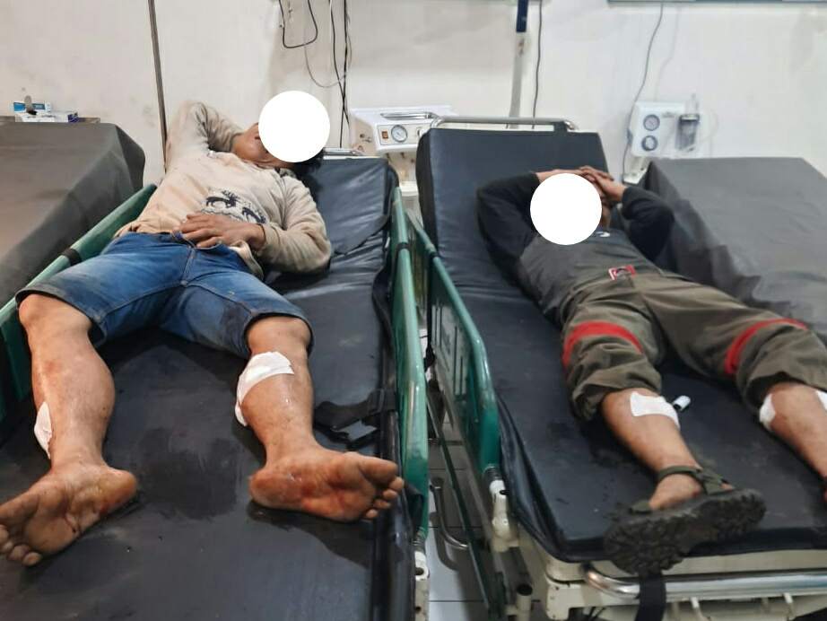 Satreskrim Polres Tanah Karo Tembak Tersangka Pembunuh Oniaman Laoli di Kawasan Merek