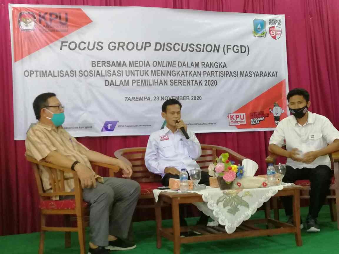 Masa Pandemi, KPUD Anambas Ajak Partisipasi Media Online Untuk Mengajak Masyarakat Gunakan Hak Pilih