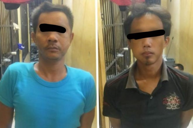 2 Pria Tersangka Pencuri HP Diringkus Polsek Lubuk Pakam