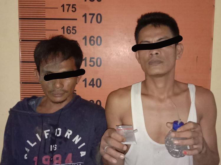Seminggu Jabat Kanit Reskrim Polsek Pancur Batu, Iptu Amir Sitepu Ringkus Dua Terduga Pengedar Sabu 