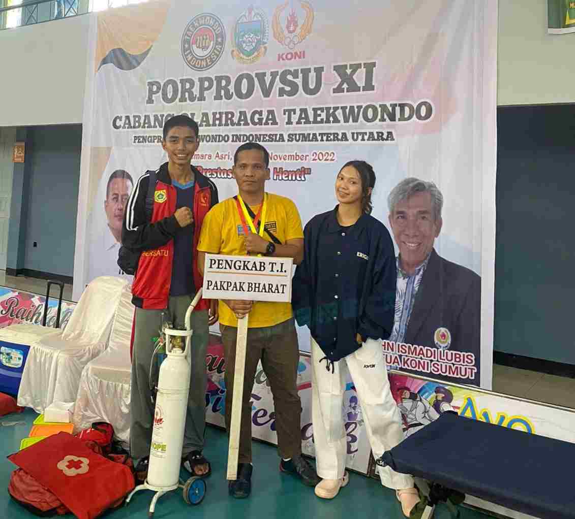 Porprovsu ke-XI Tahun 2022, Atlet Taekwondo Pakpak Bharat Sabet Medali Perunggu