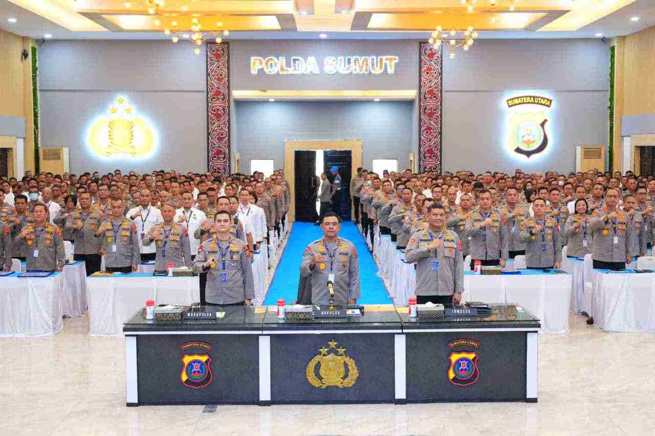 RAPIM 2026, Polda Sumut Tegaskan Komitmen Dukung Program Kerja Pemerintah dan Stabilitas Kamtibmas