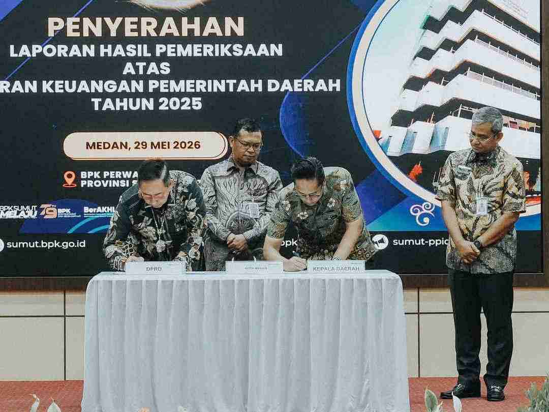 Pemko Medan Kembali Raih WTP ke-6 Kalinya Dari BPK RI