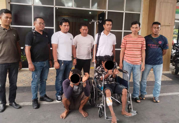 Nekat Melawan Petugas, Kaki Pemulung Pencuri Laptop Ditembus Timah Panas Polsek Medan Kota