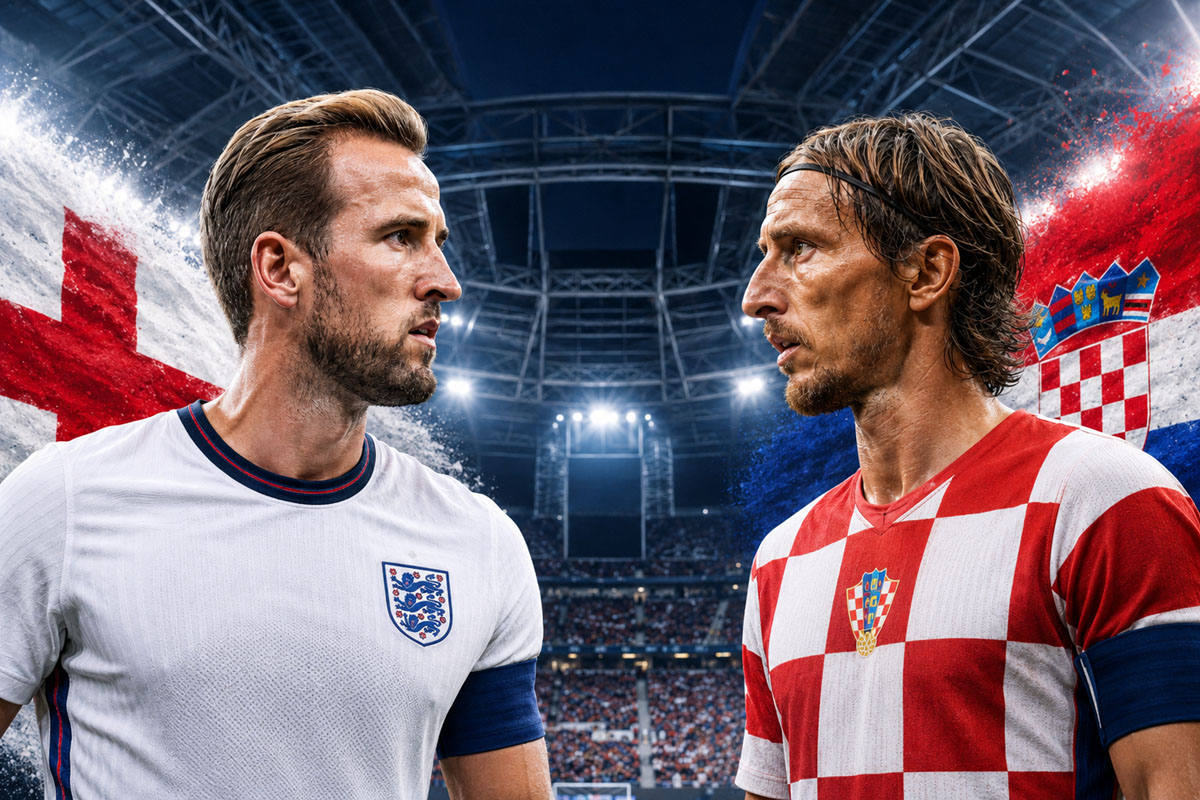 Inggris vs Kroasia di Grup L Piala Dunia FIFA 2026 pada 18 Juni 2026 Pukul 03.00 WIB Ini Prediksinya