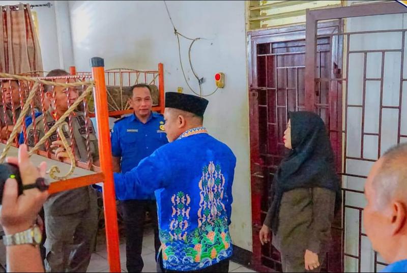 Wabup Jamri Sidak Kantor Satpol PP dan Damkar Labuhanbatu