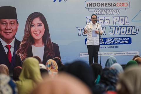 Rico Waas Tegaskan Perang Melawan Judi Online di Acara Gass Pol Tolak Judol Komdigi