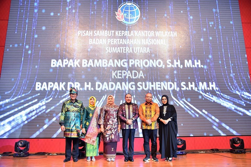 Bambang Priono Jabat Kepala Badan Pertanahan Sumut 