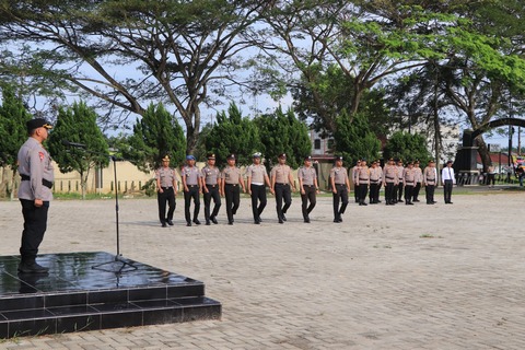 Awal Tahun 2026 51 Personel Polres Serdang Bedagai Naik Pangkat, Ini Daftarnya