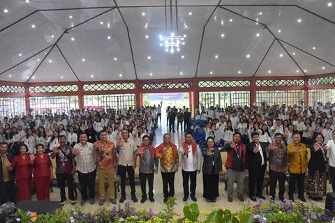 Hadiri MUPEL XXIII Permata, Wabup Ajak Pemuda GBKP Perkuat Integritas dan Semangat Melayani