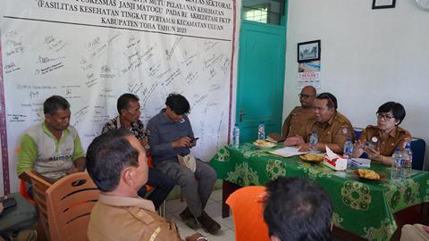 Lahan Puskesmas Janji Matogu Beda Luas 400 Meter, Pemkab Toba Turun Tangan