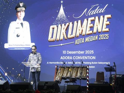 Perayaan Natal Oikumene Kota Medan 2025 Berlangsung Meriah