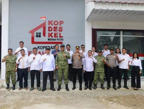 Pemkab Tapanuli Utara Resmikan  Operasional Koperasi Desa Merah Putih Desa Pantis