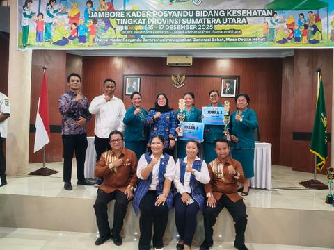 TP. PKK Tapanuli Utara Raih Dua Juara Pertama pada Jambore Kader Posyandu Provsu 2025