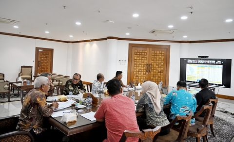 Wagub Surya Ikuti Rakor Pemulihan Pascabencana Sumatera Bersama Mendagri