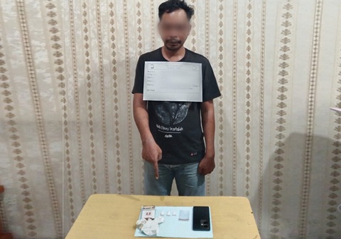 Residivis Narkoba di Toba Diciduk, Sabu 1,28 Gram Disembunyikan dalam Bungkus Rokok